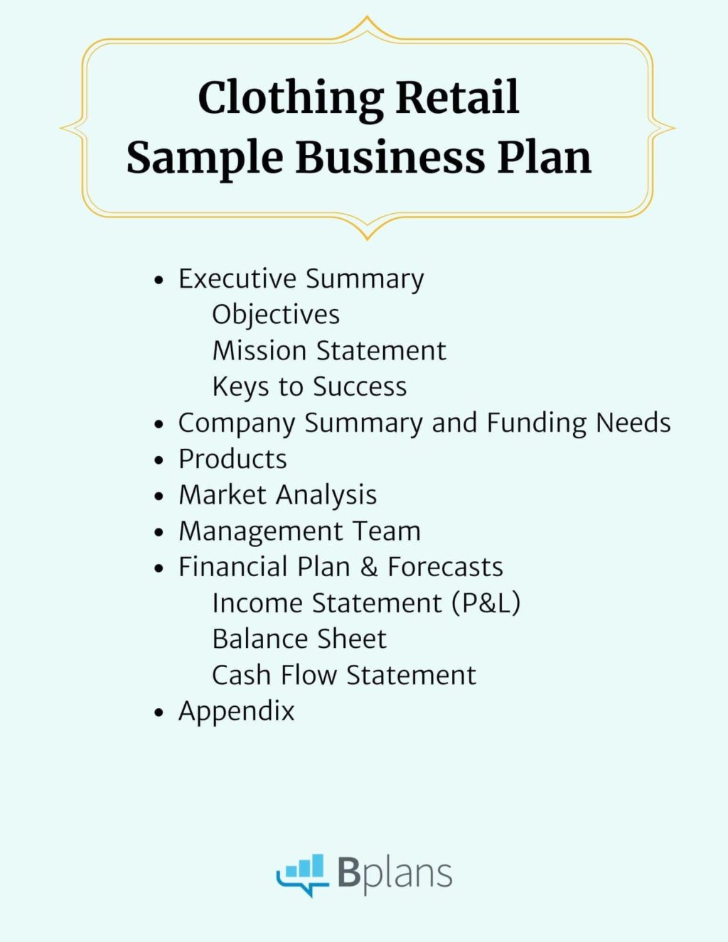 Clothing E-Commerce Site Business Plan Example 